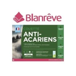 BLANREVE Couette Chaude 400gm2 Anti-Acariens 240x260 Cm Blanc -DODO Soldes Magasin blanreve couette chaude 400gm2 anti acariens 240x260 cm blanc 3245841175990 513788