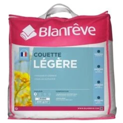 BLANREVE Couette Légere Polycoton 220x240 Cm Blanc