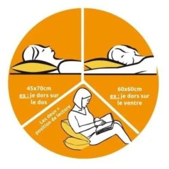 BLEU CALIN Lot De 2 Oreillers VOLUME Mixte - 100% Coton - 45x70cm + 60x60cm -DODO Soldes Magasin bleu calin lot de 2 oreillers volume mixte 100 coton 45x70cm 60x60cm 3153633439765 513655