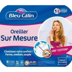 BLEU CALIN Oreiller Sur Mesure 50x70cm -DODO Soldes Magasin bleu calin oreiller sur mesure 50x70cm 3153633291479 513486