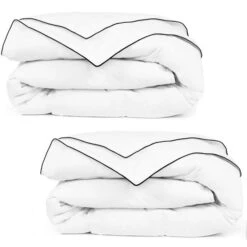 Couette En Duvet 4 Saisons 2 Pcs 140 X 200 Cm