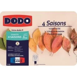 DODO Couette 4 Saisons 220x240 Cm - 100% Polyester -DODO Soldes Magasin dodo couette 4 saisons 220x240 cm 100 polyester 3307410025911 659903
