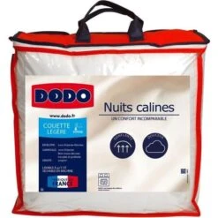 DODO Couette Légere 220x240 - 100% Polyester Microlux - NUITS CALINES
