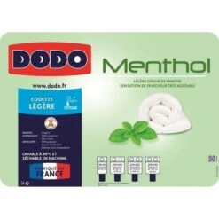 DODO Couette Légere MENTHOL 240x260cm -DODO Soldes Magasin dodo couette legere menthol 240x260cm 3307410015349 426160