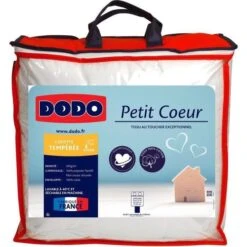 DODO Couette Petit Coeur - 240 X 260 Cm - Blanc