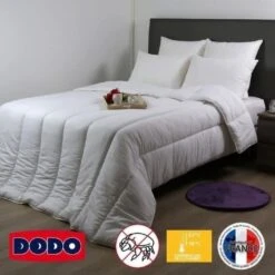 DODO Couette Tempérée 300g/m² Anti-acariens NIAGARA 220x240 Cm Blanc -DODO Soldes Magasin dodo couette temperee 300g m anti acariens niagara 220x240 cm blanc 3307413011232 426128