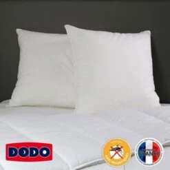 DODO Lot De 2 Oreillers ANTI-MOUSTIQUES 60x60cm -DODO Soldes Magasin dodo lot de 2 oreillers anti moustiques 60x60cm 3307417063411 427229