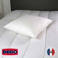 DODO Oreiller DELPHINE Confort Médium 60x60cm -DODO Soldes Magasin dodo oreiller delphine confort medium 60x60cm 3307410012614 427372
