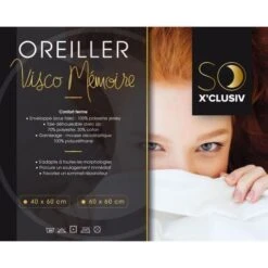 DODO Oreiller So X'Clusiv 40x60cm -DODO Soldes Magasin dodo oreiller so x clusiv 40x60cm 3307418280916 427254
