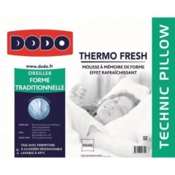 DODO Oreiller THERMOFRESH 60x60cm -DODO Soldes Magasin dodo oreiller thermofresh 60x60cm 3307418426420 427236