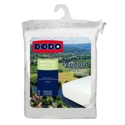 DODO Protege-matelas Molleton Absorbant Perigord - 230 G/m² - 180 X 200 Cm - Blanc