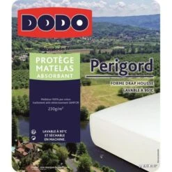 DODO Protege-matelas Molleton Absorbant Perigord - 230 G/m² - 90 X 190 Cm - Blanc -DODO Soldes Magasin dodo protege matelas molleton absorbant perigord 230 g m 90 x 190 cm blanc 3307410004947 428685