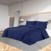Ensemble De Housse De Couette Bleu Marine 135x200 Cm Microfibre -DODO Soldes Magasin ensemble de housse de couette bleu marine 135x200 cm microfibre 3666722898911 1488338