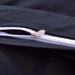 Ensemble De Housse De Couette Noir 155x220/80x80 Cm -DODO Soldes Magasin ensemble de housse de couette noir 155x220 80x80 cm 8718475562948 1268873