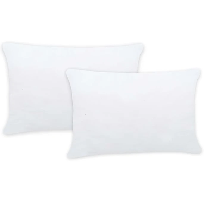 Garnitures De Coussin 2 Pcs 60x40 Cm Blanc 4 Garnitures De Coussin 2 Pcs 60x40 Cm Blanc – Image 2