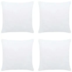 Garnitures De Coussin 4 Pcs 40x40 Cm Blanc