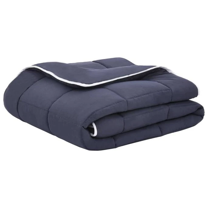 Jeu De Couette 3 Pcs Tissu Anthracite 200x200/80x80 Cm 6 Jeu De Couette 3 Pcs Tissu Anthracite 200x200/80x80 Cm – Image 4