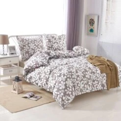 Jeu De Housse De Couette Motif Floral 135x200/80x80 Cm -DODO Soldes Magasin jeu de housse de couette motif floral 135x200 80x80 cm 8718475595489 617839