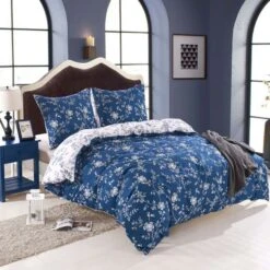 Jeu De Housse De Couette Motif Floral 155x220/80x80 Cm 3 -DODO Soldes Magasin jeu de housse de couette motif floral 155x220 80x80 cm 8718475595403 648823