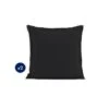 Lot De 2 Taies Carrées 100% Coton - Noir - 63x63 Cm -DODO Soldes Magasin lot de 2 taies carrees 100 coton noir 63x63 cm 5037632613426 1245774