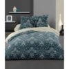 LOVELY HOME Parure De Couette 140x200 Cm + 2 Taies D'oreiller 65x65 Cm - 100% Coton VIENNE - Bleu Nuit -DODO Soldes Magasin lovely home parure de couette 140x200 cm 2 taies d oreiller 65x65 cm 100 coton vienne bleu nuit 3701393705417 661651