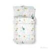 TODAY Parure De Lit 2 Personnes 220X240 Coton Imprime Blanc Floral SUNSHINE