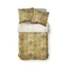 TODAY Parure De Lit 2 Personnes 240X260 Coton Imprime Jaune Exotique SUNSHINE