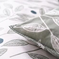 Parure De Lit Sunshine - 2 Personnes - 240 X 260 Cm - 100% Coton - Vert Et Blanc Motif Floral - TODAY -DODO Soldes Magasin parure de lit sunshine 2 personnes 240 x 260 cm 100 coton vert et blanc motif floral today 3574641165130 1378889