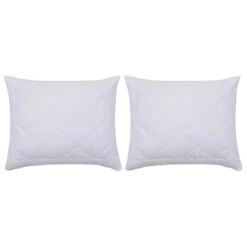 Protège-oreillers 2 Pcs 60x70 Cm Blanc