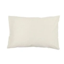 SOLEIL D'OCRE Lot De 2 Taies D'oreiller 100% Coton 50x75 Cm Ecru