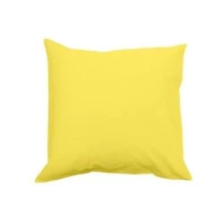 SOLEIL D'OCRE Lot De 2 Taies D'oreiller 100% Coton 65x65 Cm Jaune
