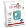 SWEET NIGHT Protege Matelas Imperméable - 160 X 200 Cm - Blanc -DODO Soldes Magasin sweet night protege matelas impermeable 160 x 200 cm blanc 3377720105115 735655