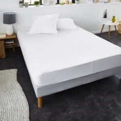 SWEETNIGHT Protege-matelas Imperméable Anti-acariens NoeMIE 90x190/200 Cm -DODO Soldes Magasin sweetnight protege matelas impermeable anti acariens noemie 90x190 200 cm 3377720089729 513963