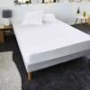 SWEETNIGHT Protege-matelas NoeMIE 100% Coton Anti-acariens 80x190 / 200 Cm - Blanc 1 SWEETNIGHT Protege-matelas NoeMIE 100% Coton Anti-acariens 80x190 / 200 Cm - Blanc -DODO Soldes Magasin sweetnight protege matelas noemie 100 coton anti acariens 80x190 200 cm blanc 3377720089712 513966