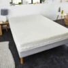 SWEETNIGHT Rénove-matelas ANDREA 160x200 Cm - Blanc -DODO Soldes Magasin sweetnight renove matelas andrea 160x200 cm blanc 3377720102381 514142