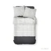 TODAY Parure De Couette 100 % Coton 240x260cm SUNSHINE #3.55 - Noir Et Blanc