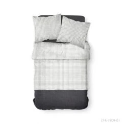 TODAY Parure De Couette 100 % Coton 240x260cm SUNSHINE #3.55 - Noir Et Blanc