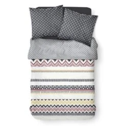 TODAY Parure De Couette Sunshine #1.5 - 100% Coton - 240 X 260 Cm - Noir Et Blanc -DODO Soldes Magasin today parure de couette sunshine 1 5 100 coton 240 x 260 cm noir et blanc 3574641025311 424314