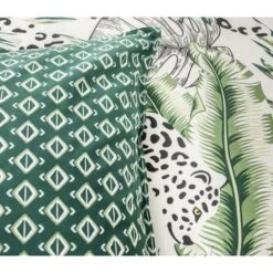 TODAY Parure De Couette Sunshine #2.7 - 100% Coton - 220 X 240 Cm - Vert Et Blanc -DODO Soldes Magasin today parure de couette sunshine 2 7 100 coton 220 x 240 cm vert et blanc 3574641032630 425177