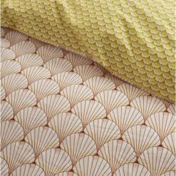 TODAY Parure De Couette SUNSHINE 220x240cm Coton+ 1 Drap Housse 140x190cm Coton + 1 Protege Matelas - Orange Et Jaune Graphique -DODO Soldes Magasin today parure de couette sunshine 220x240cm coton 1 drap housse 140x190cm coton 1 protege matelas orange et jaune graphique 3574641077242 599982
