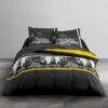 TODAY Parure De Lit Coton 1 Personne - 140x200 Cm - Imprimé Jaune Alex
