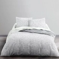 TODAY Parure De Lit Mawira 1.5 - 1 Housse De Couette 220 X 240 Cm Et 2 Taies D'oreiller 63 X 63 Cm - 100% Coton - Blanc TODAY -DODO Soldes Magasin today parure de lit mawira 1 5 1 housse de couette 220 x 240 cm et 2 taies d oreiller 63 x 63 cm 100 coton blanc today 3574641061791 737678