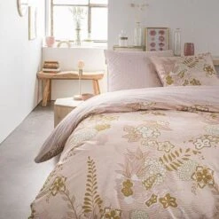 TODAY Parure De Lit SUNSHINE 5.23 - 2 Personnes - 240 X 260 Cm Coton - Imprimé Rose Floral TODAY