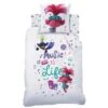 TROLLS Housse De Couette + Taie - 140 X 200 Cm - Music -DODO Soldes Magasin trolls housse de couette taie 140 x 200 cm music 3272760468131 424041