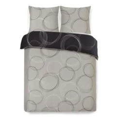 VISION Parure De Couette Flanelle LENNY - 1 Housse De Couette 240 X 260 Cm + 2 Taies D'Oreillers 65 X 65 Cm - Gris Anthracite -DODO Soldes Magasin vision parure de couette flanelle lenny 1 housse de couette 240 x 260 cm 2 taies d oreillers 65 x 65 cm gris anthracite 5425034098062 562730